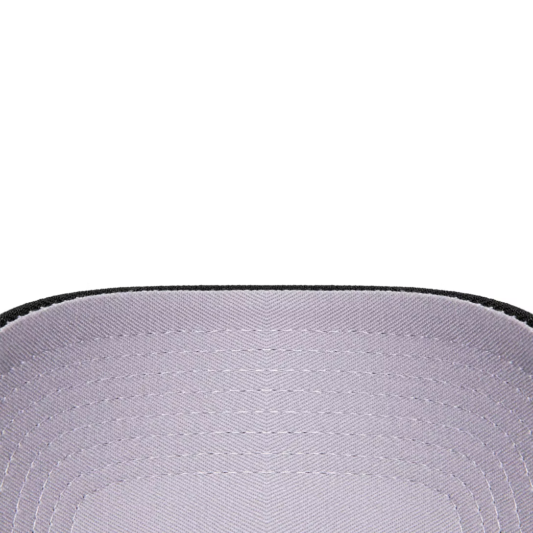 AM LOGO A-FRAME SNAPBACK BLACK HAT