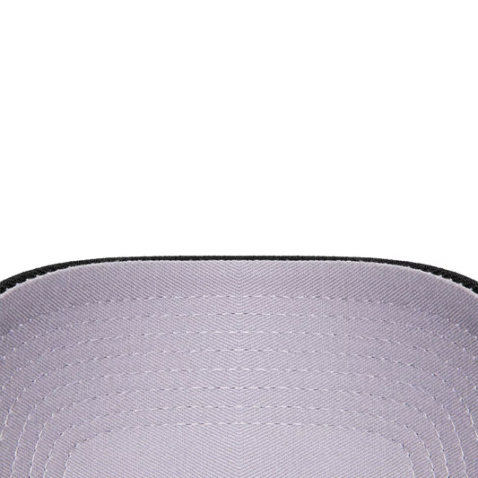 AM LOGO A-FRAME SNAPBACK BLACK HAT